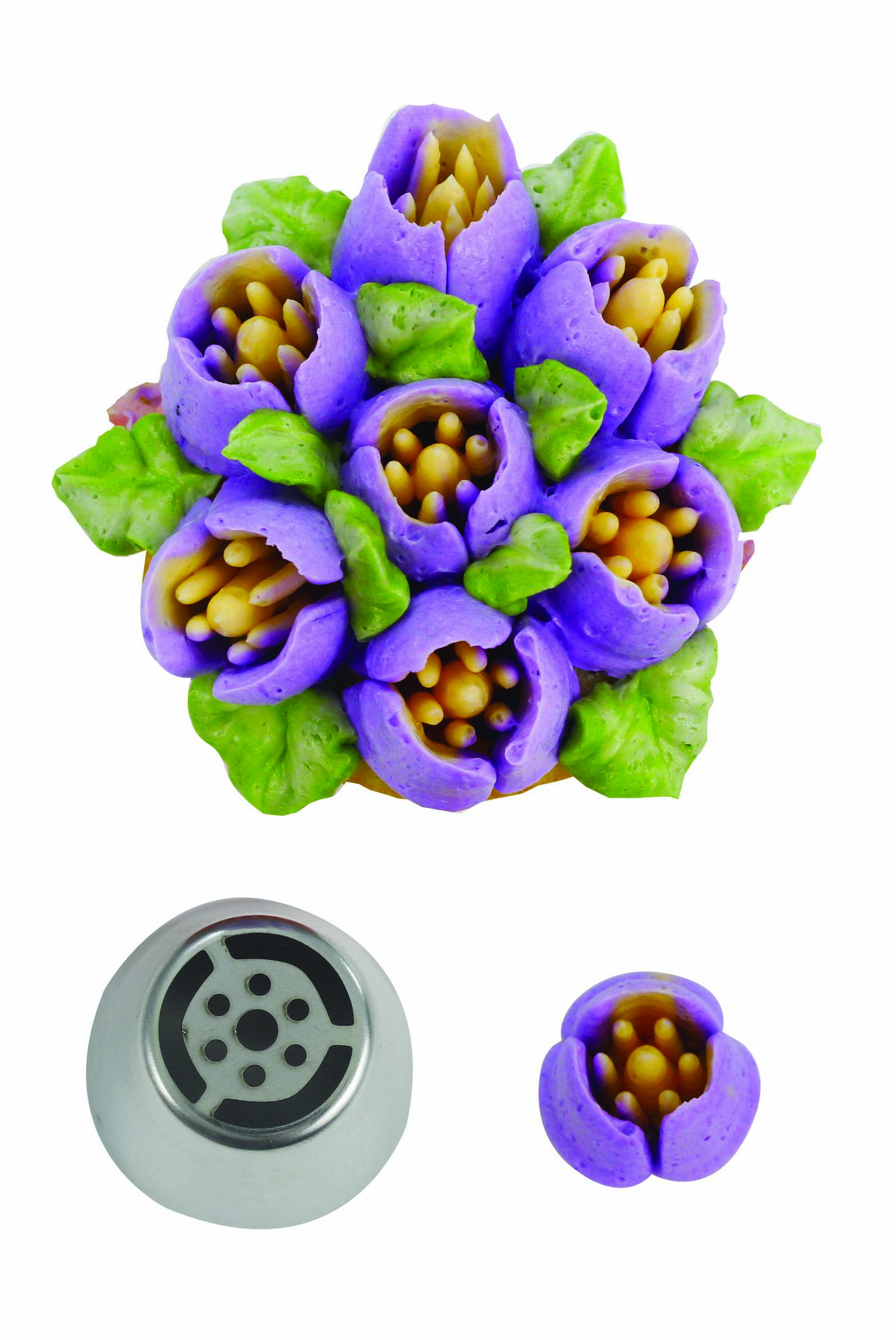 Russian Piping Nozzle 3 Petals Tulip No. 15, Blomstertylle