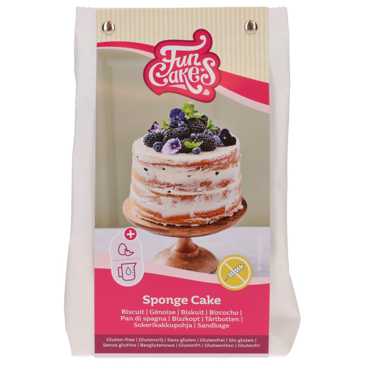 Lagkage Bunde GLUTENFRI - Bage Mix 400g, FunCakes