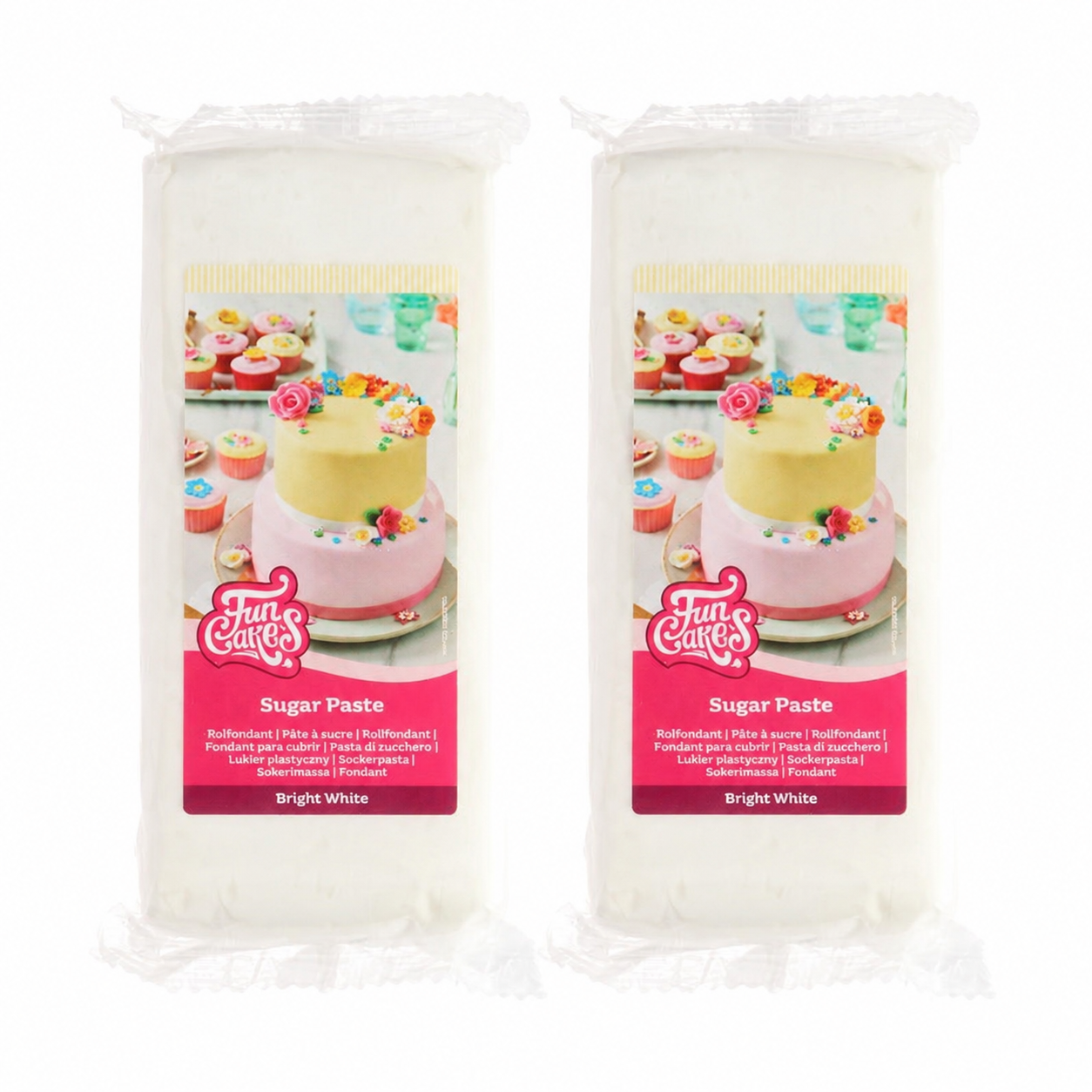 Fondant Hvid 2kg - FunCakes