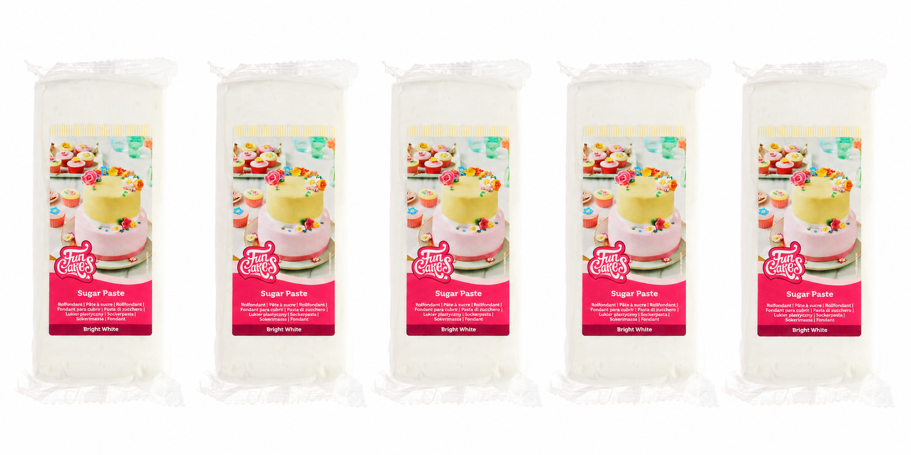 Fondant Hvid 5kg - FunCakes