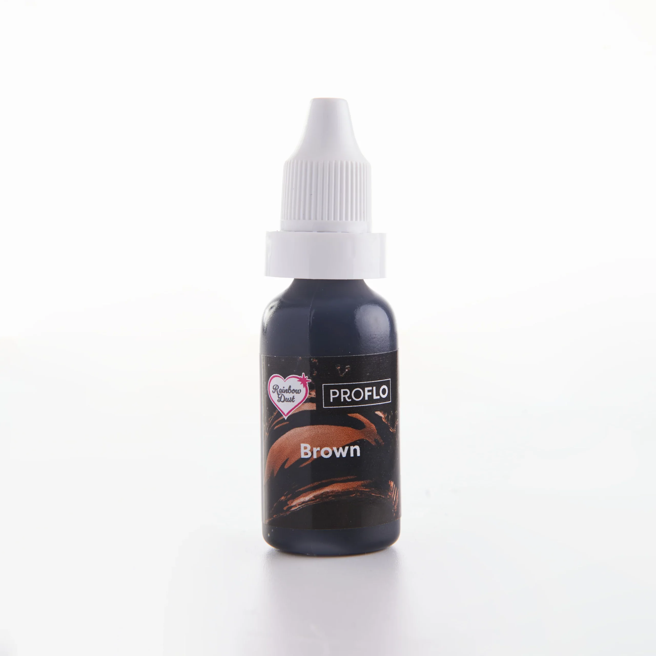Flydende Farve - Brown 19g, Rainbow Dust