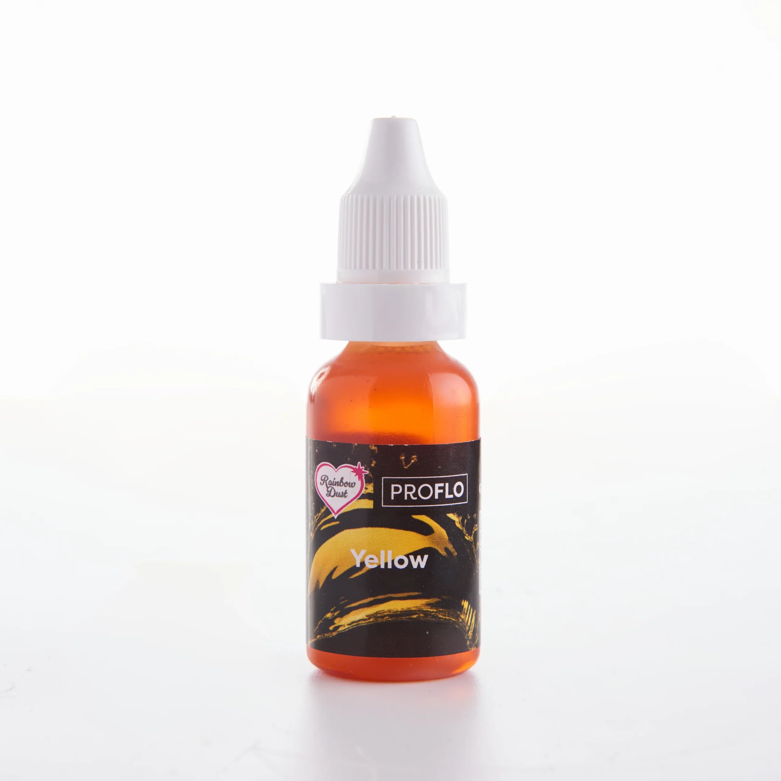 Flydende Farve - Yellow 19g, Rainbow Dust