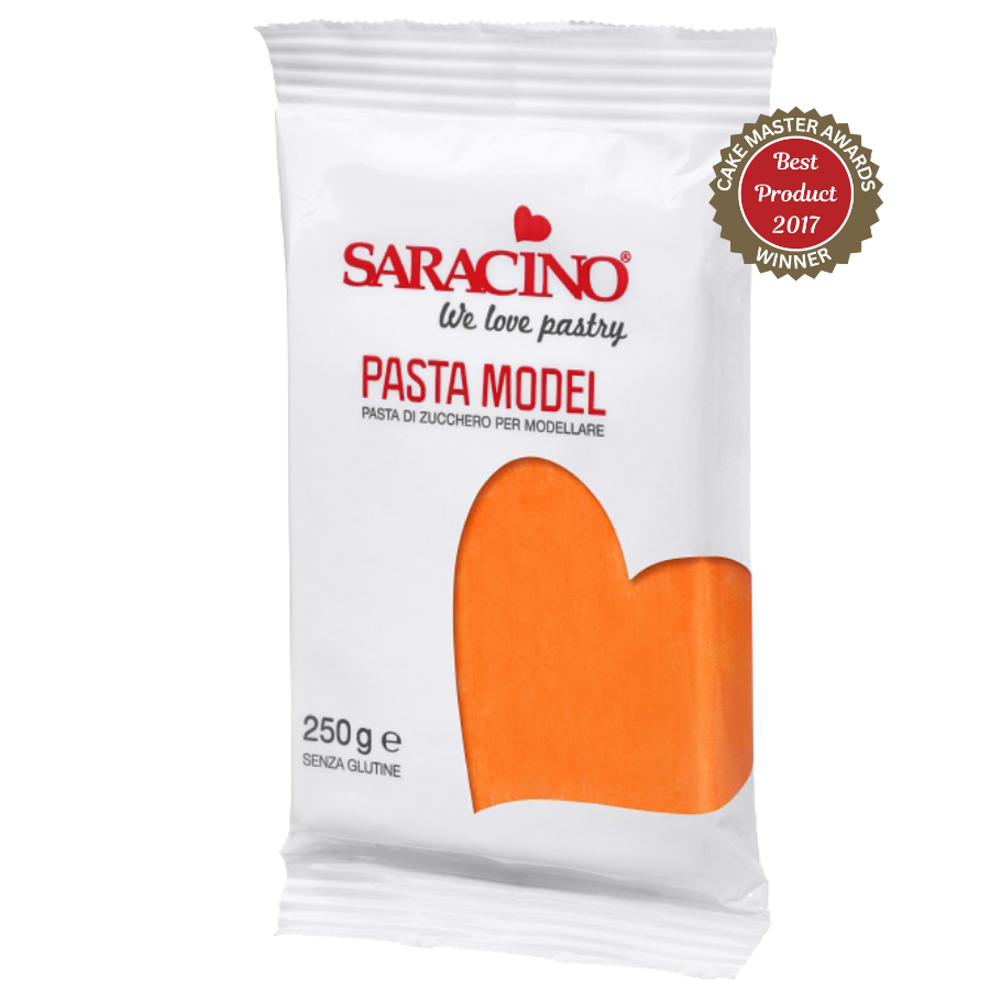 Orange Modelling Paste - 250g, Saracino