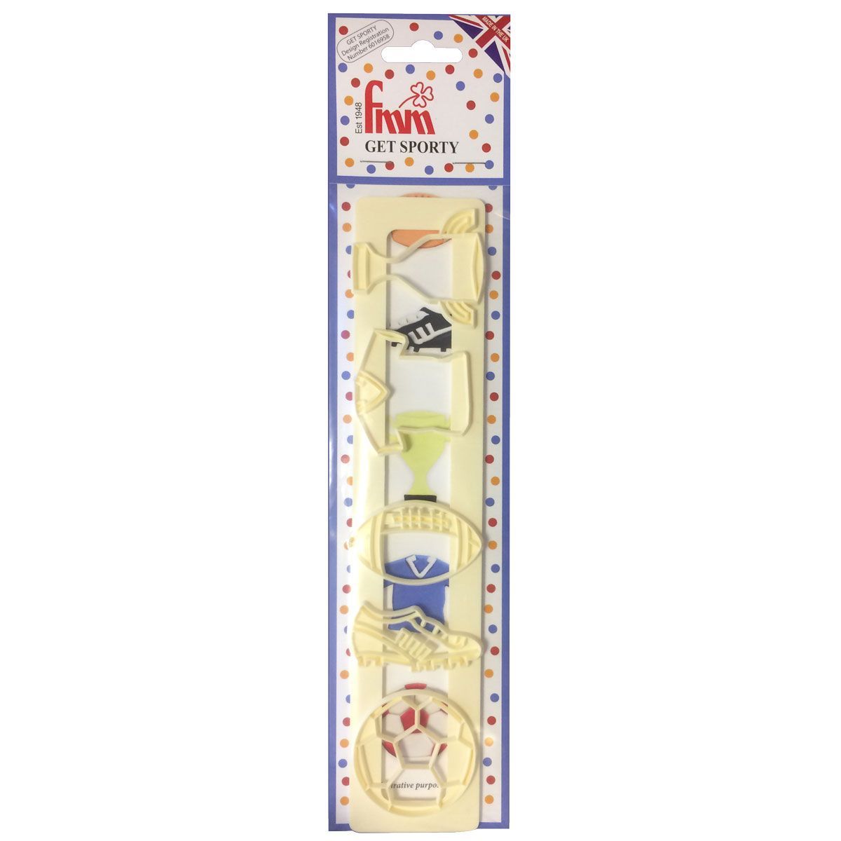 Get Sporty Motifs Tappits/Udstikkere – FMM