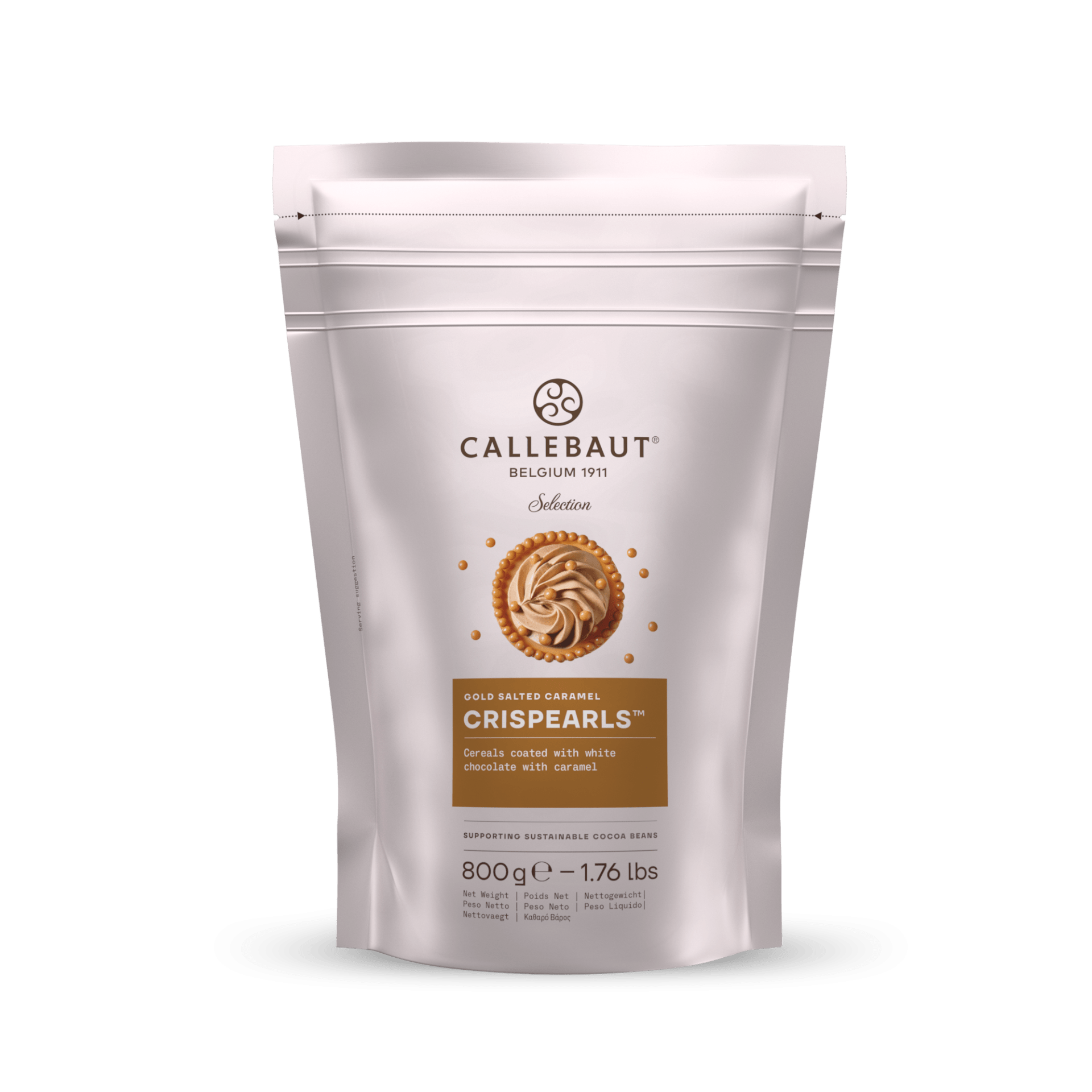 Gold Salted Caramel Crispearls, 800g - Mona Lisa