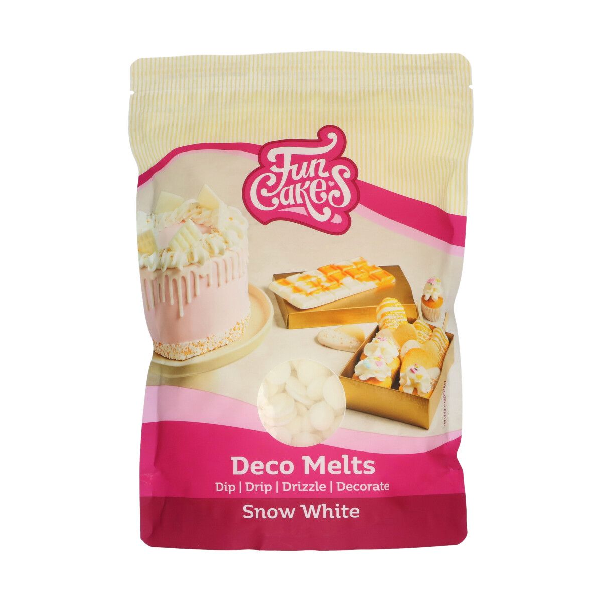 Deco Melts Snow White - FunCakes, 1kg