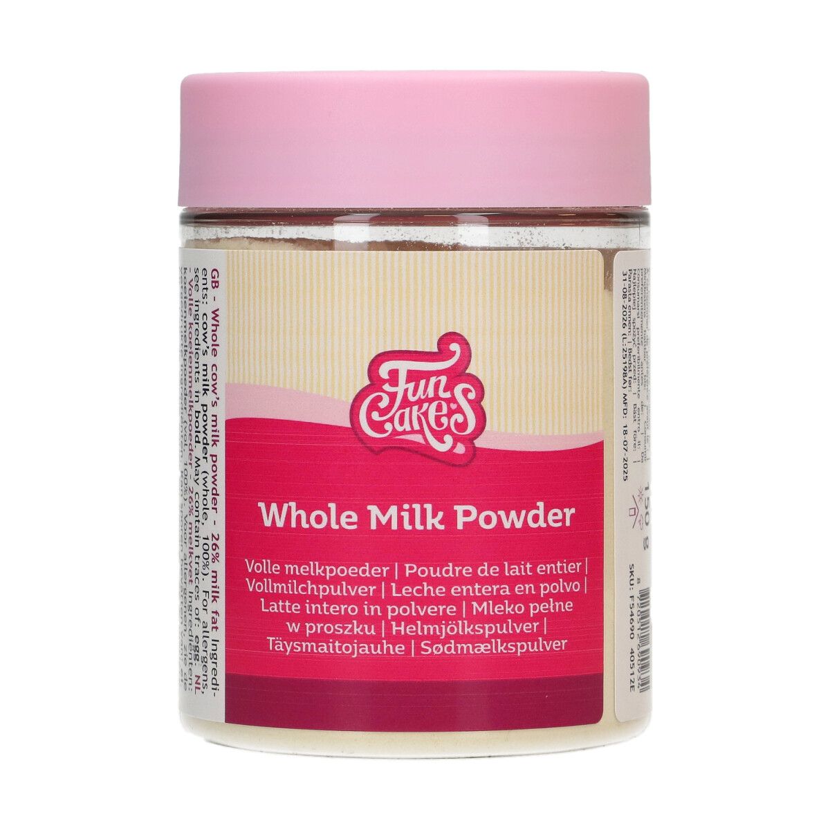 Sødmælkspulver - 150g, FunCakes