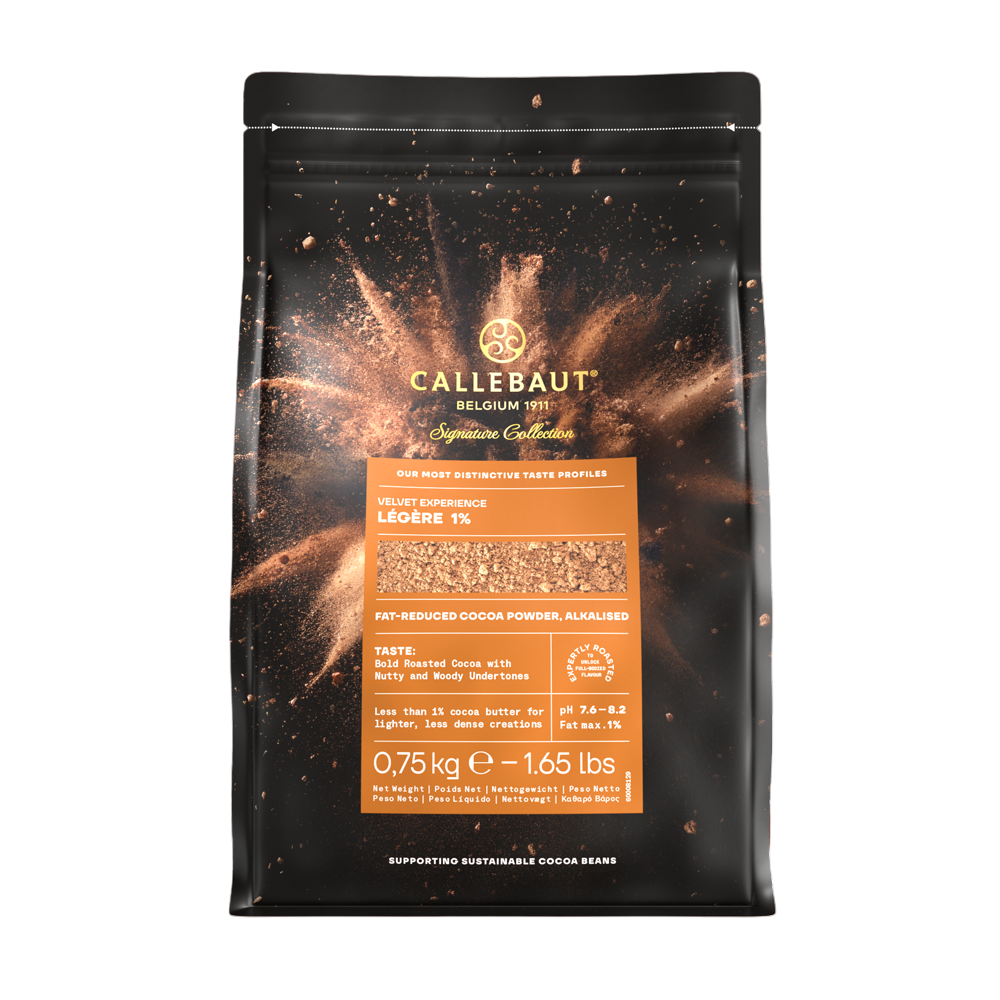Callebaut Légère 1% - Kakaopulver, 750g