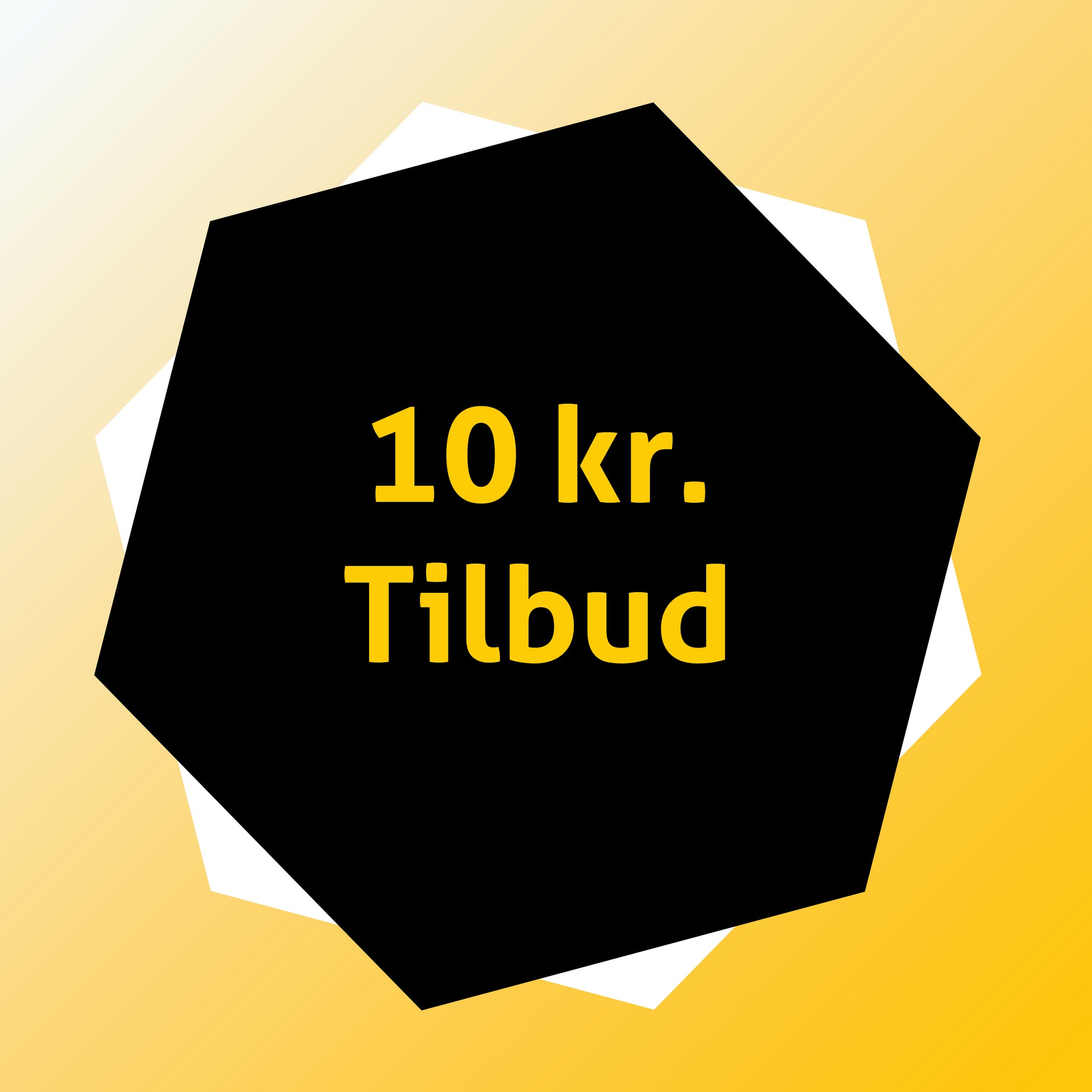 10 kr. Tilbud