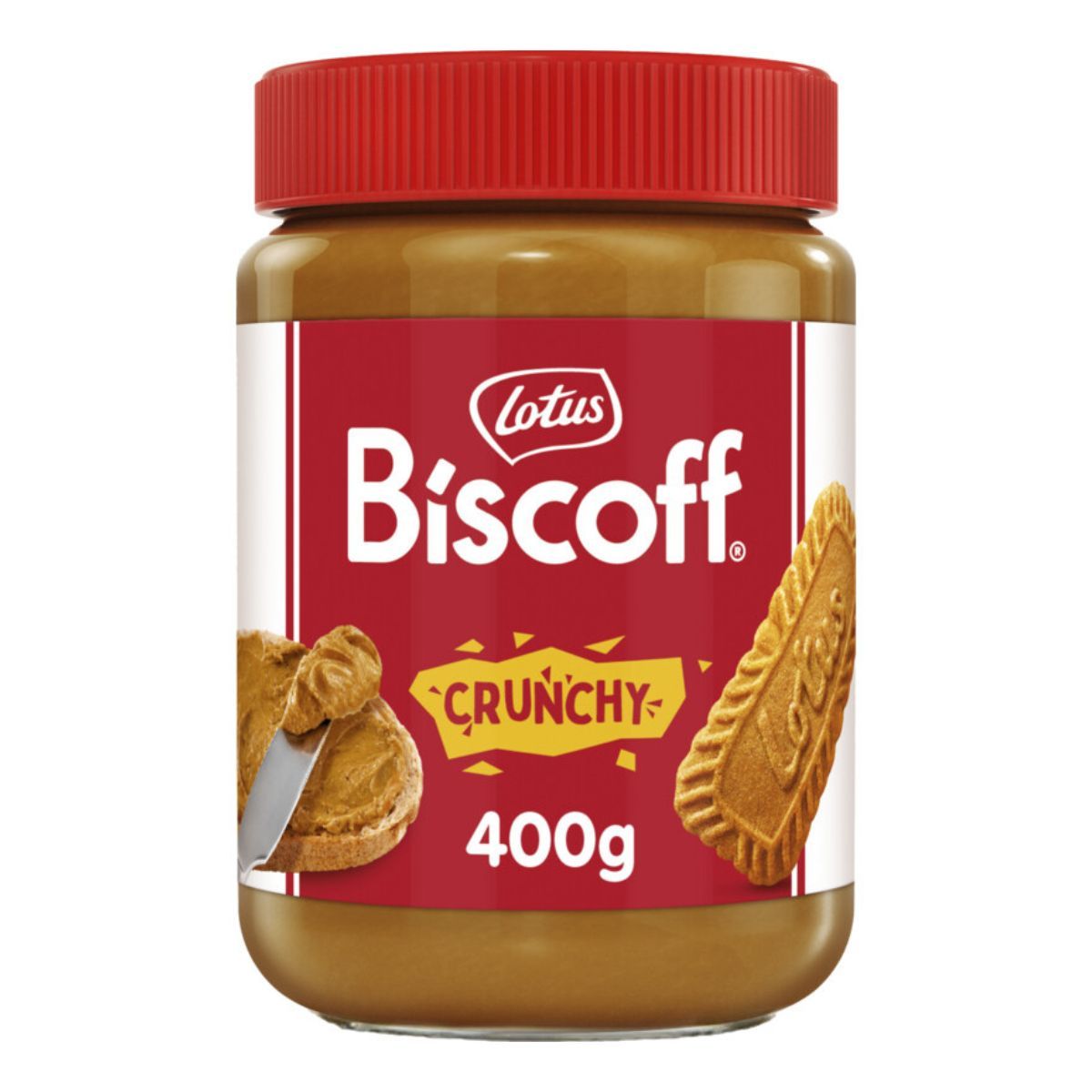 Biscoff Crunchy Speculoos Paste, 400g - Lotus
