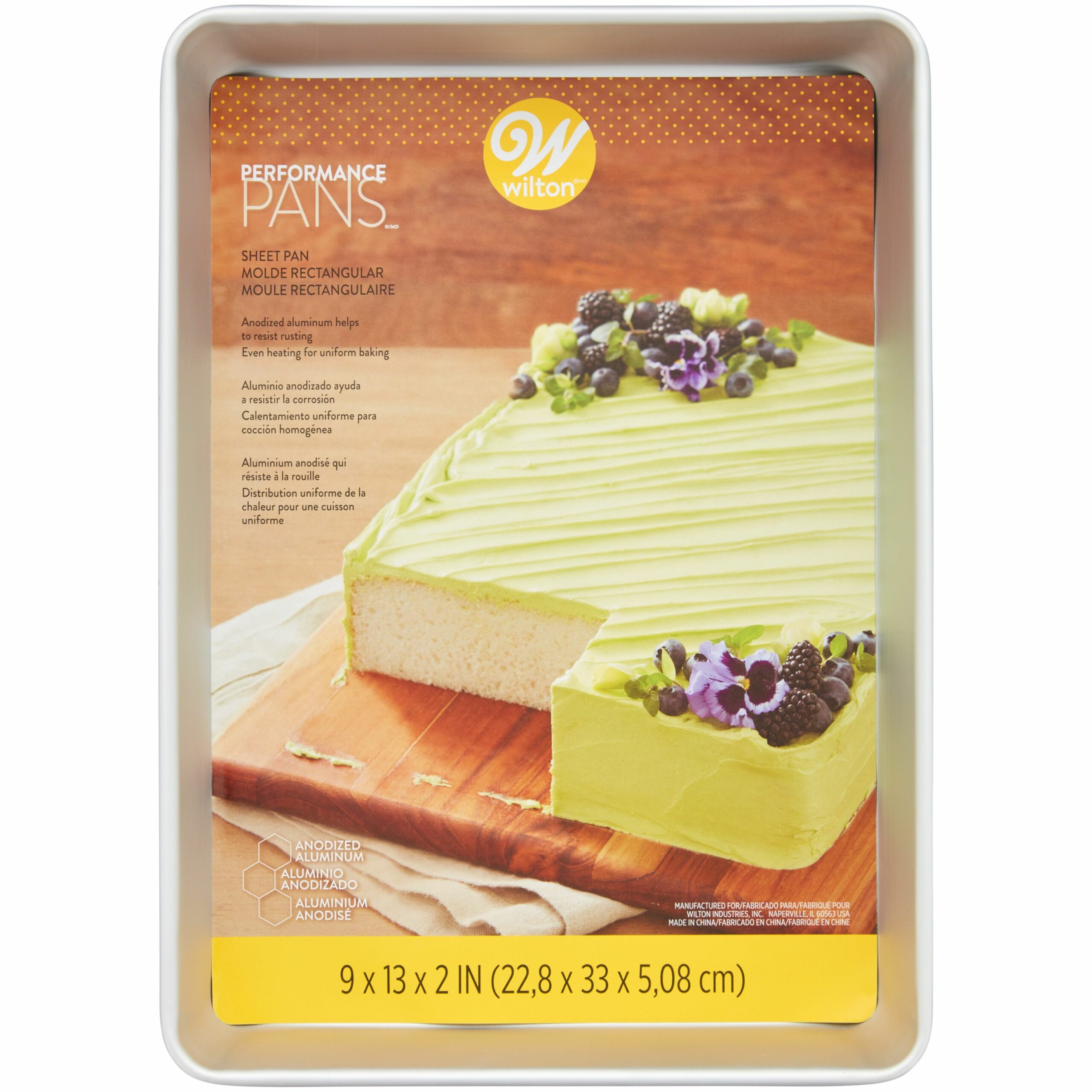 Bageform Oblong Cake Pan 23x33 cm - Performance Pans, Wilton