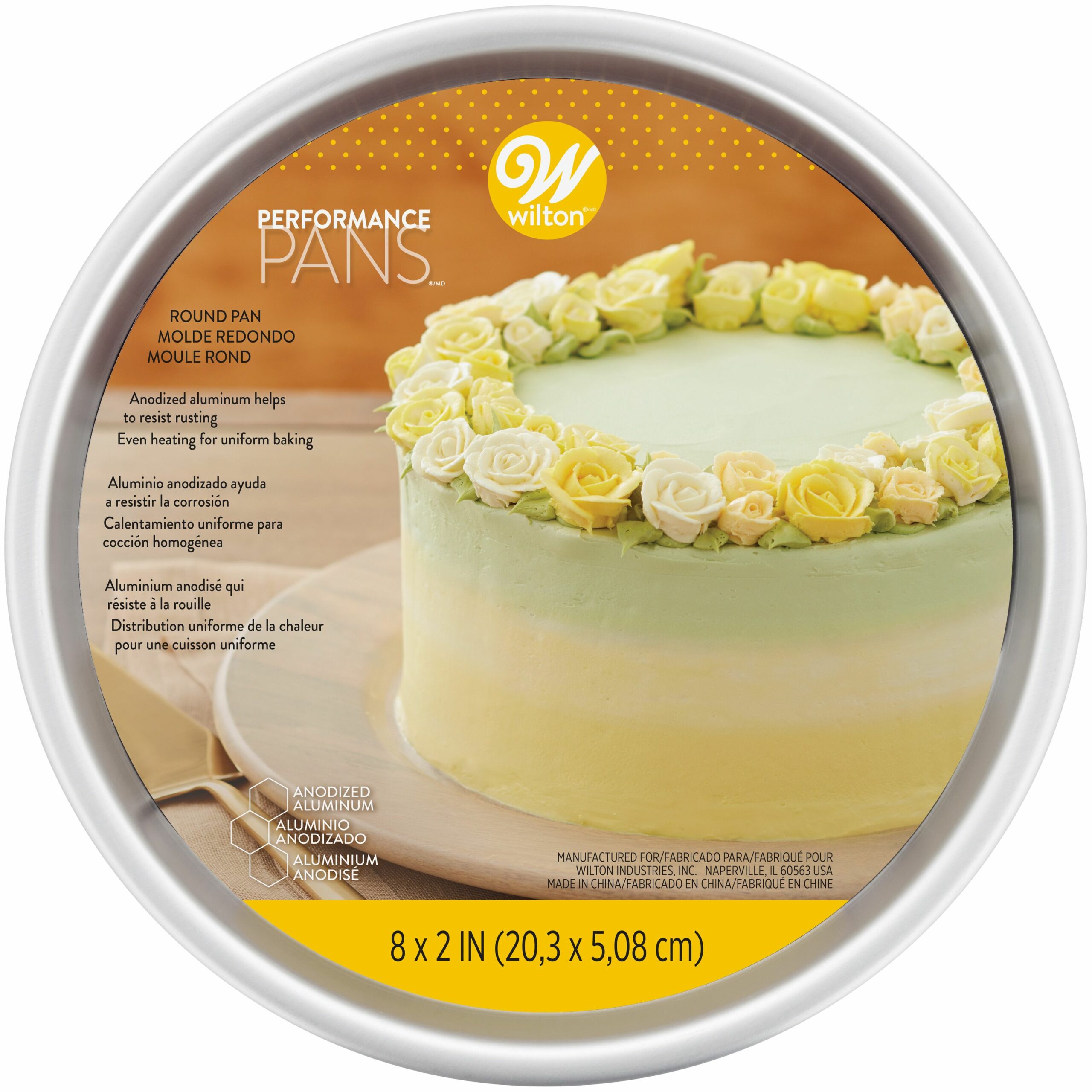 Bageform, Round Cake Pan Ø 20 cm, Performance Pans, Wilton