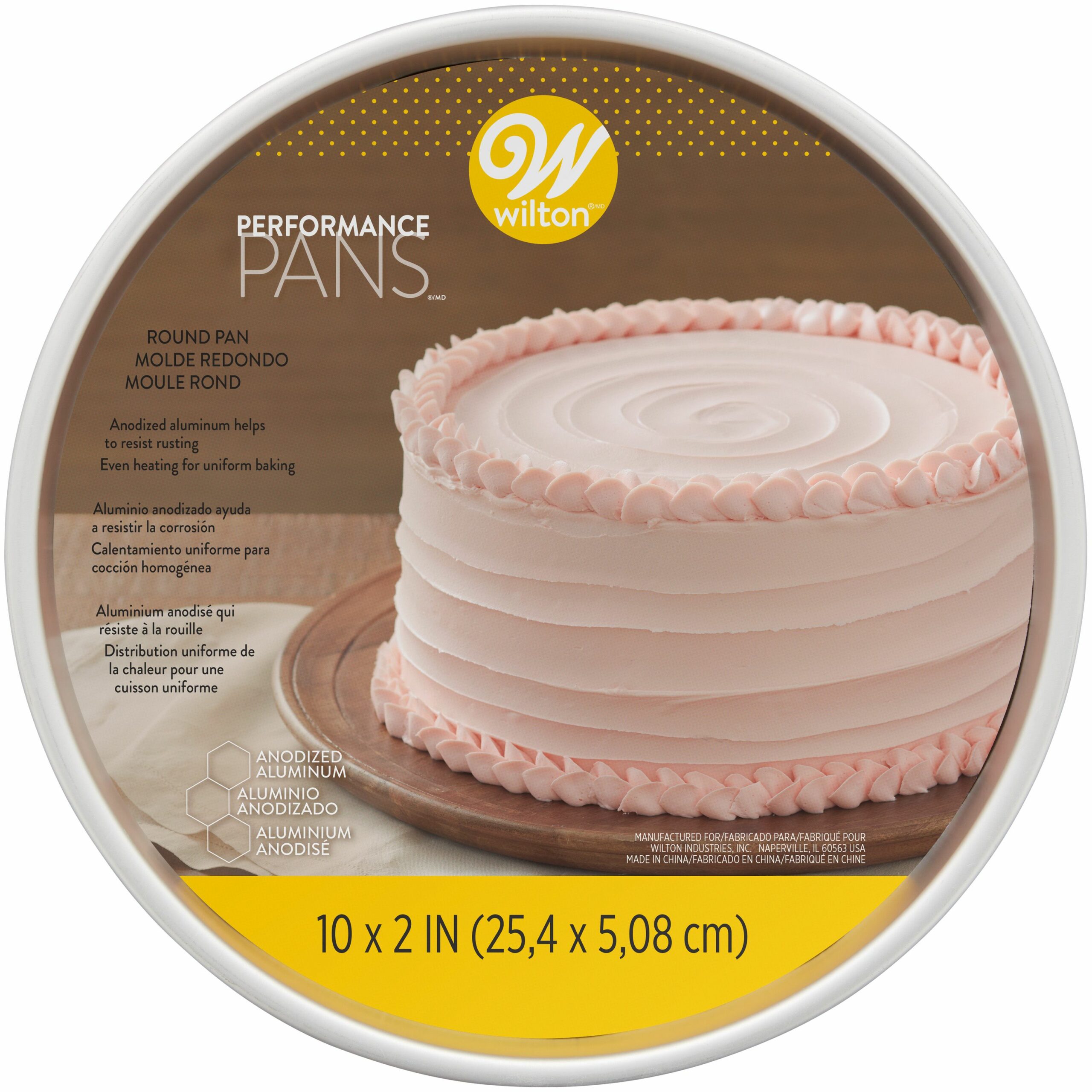 Bageform, Round Cake Pan Ø 25 cm, Performance Pans, Wilton