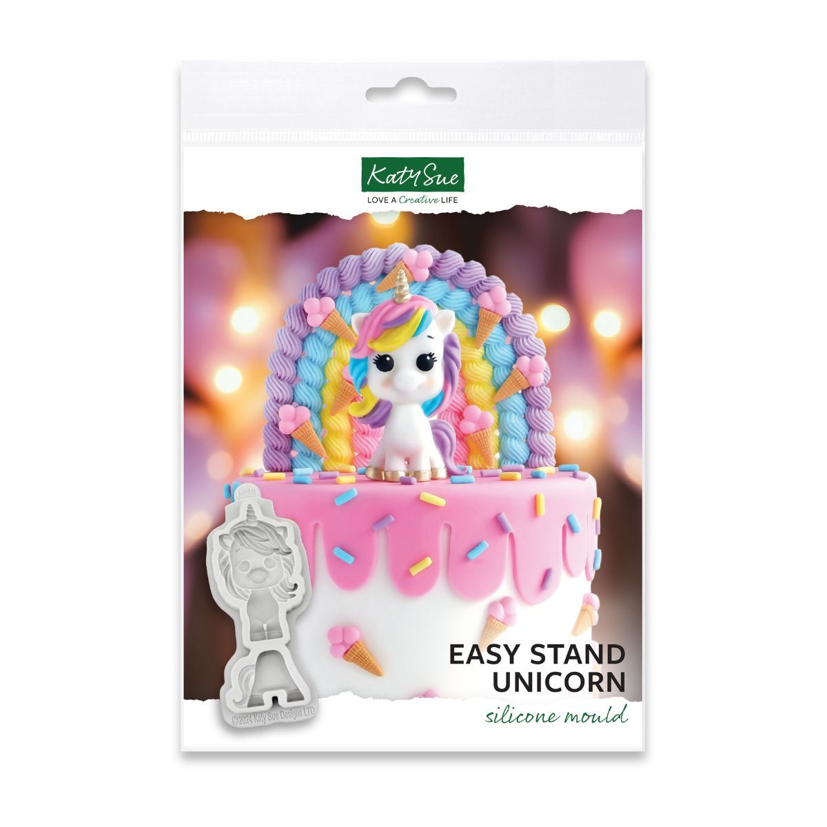 Easy Stand Unicorn, Silikone Form - Katy Sue