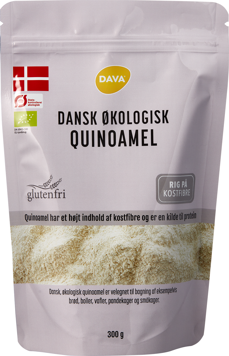 Økologisk Quinoamel - DAVA, 300g