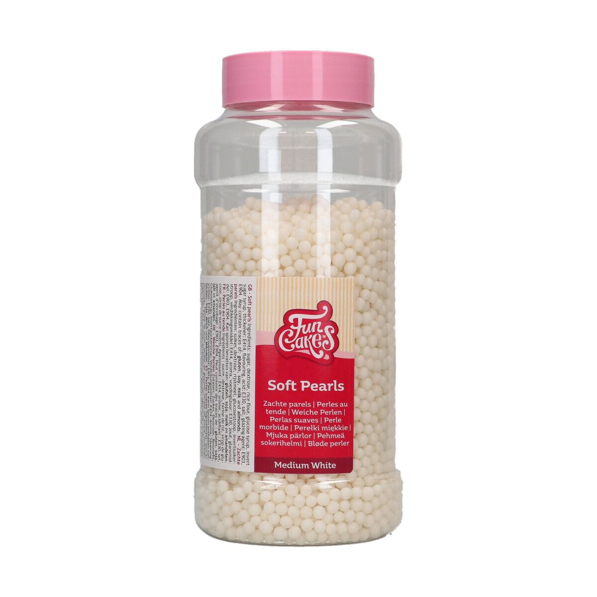 Hvide Sukkerperler - 600g, FunCakes