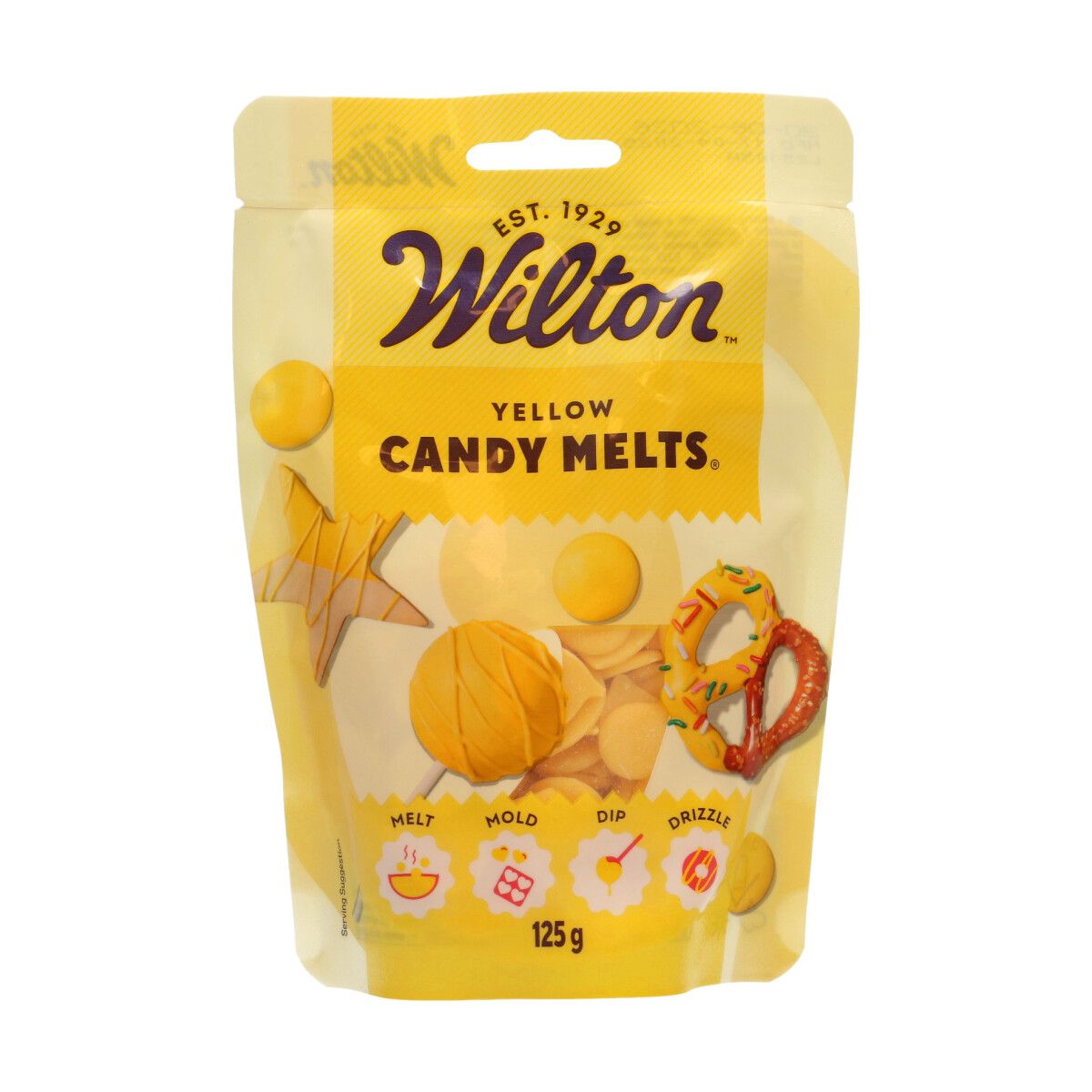Candy Melts - Gul 125g, Wilton