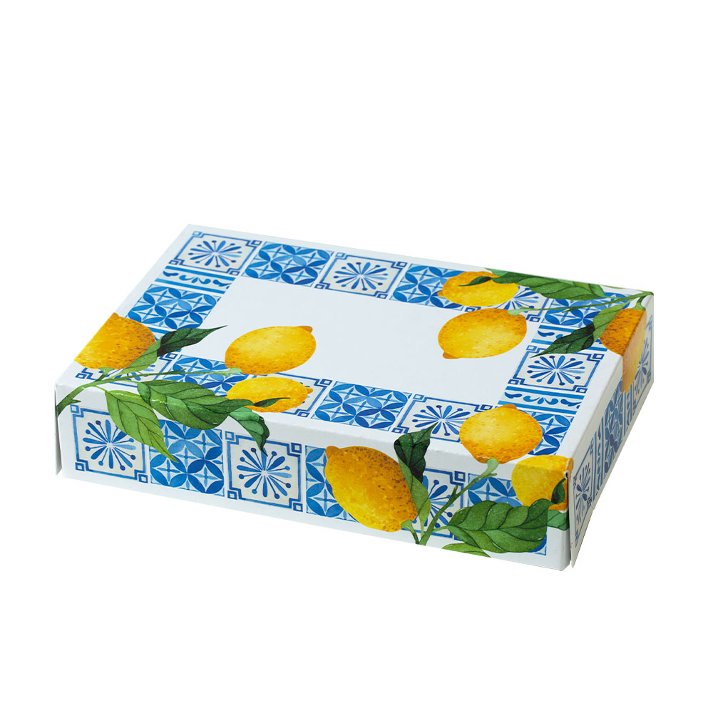 Kageboks Lemon Tile, Decora