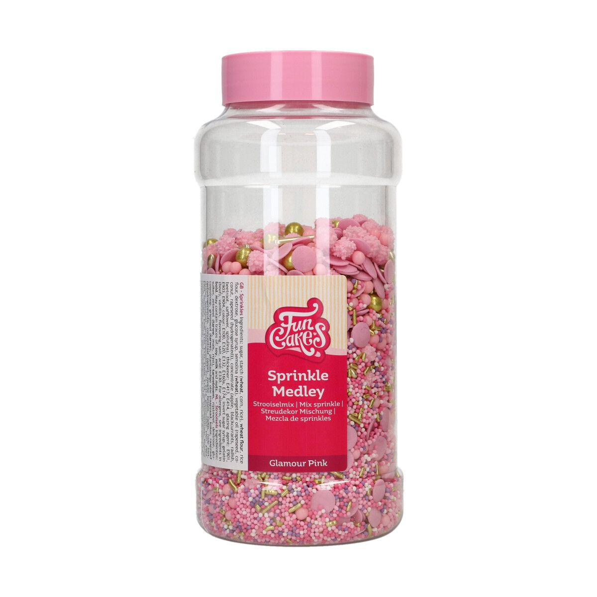 Sprinkle Medley/Drys Medley - Glamour Pink 600g, FunCakes
