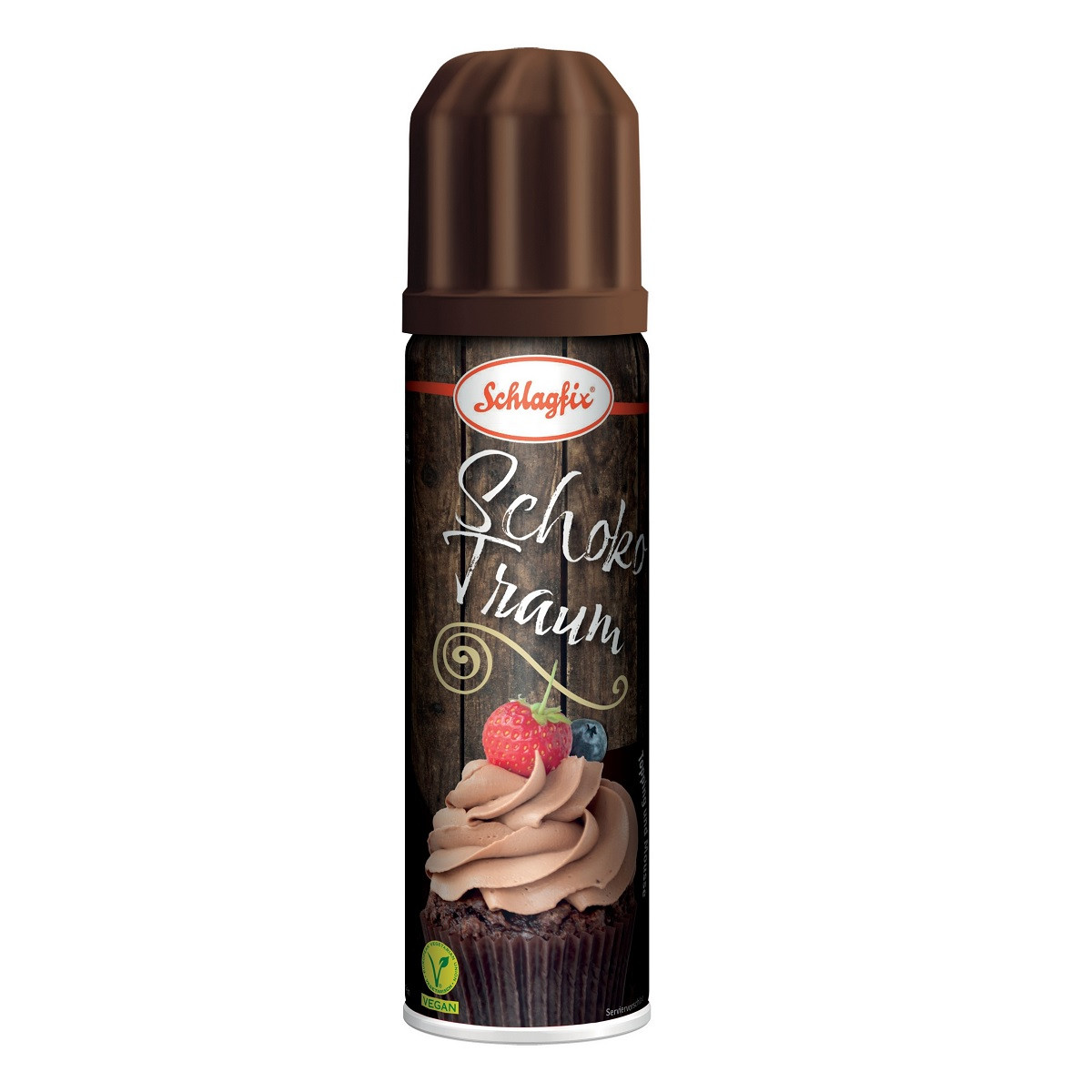 Vegansk Flødeskum Chokolade Spray- Schlagfix, 200 ml