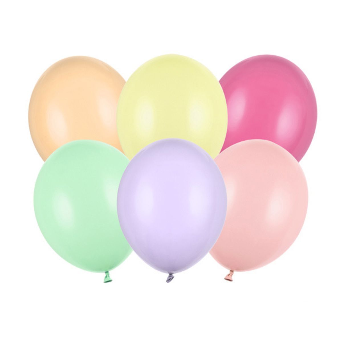 Kraftige Balloner - Pastel Mix 100 stk., PartyDeco