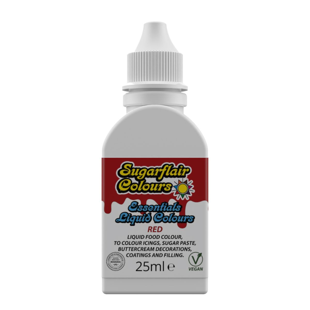 Liquid Colour - Red 25ml, Sugarflair