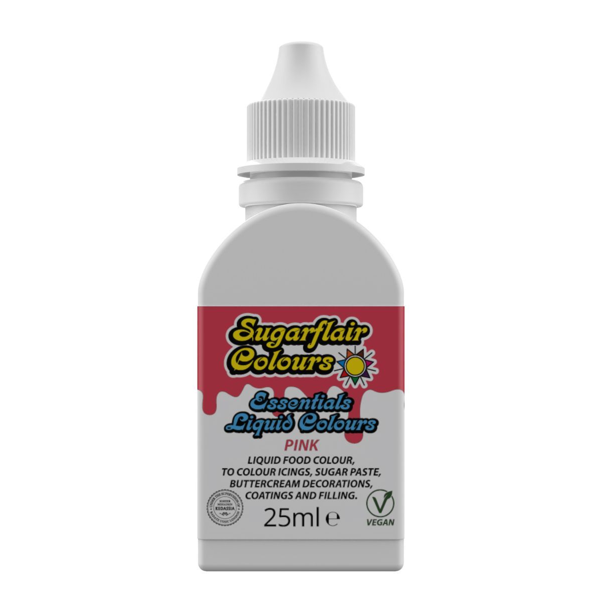Liquid Colour - Pink 25ml, Sugarflair