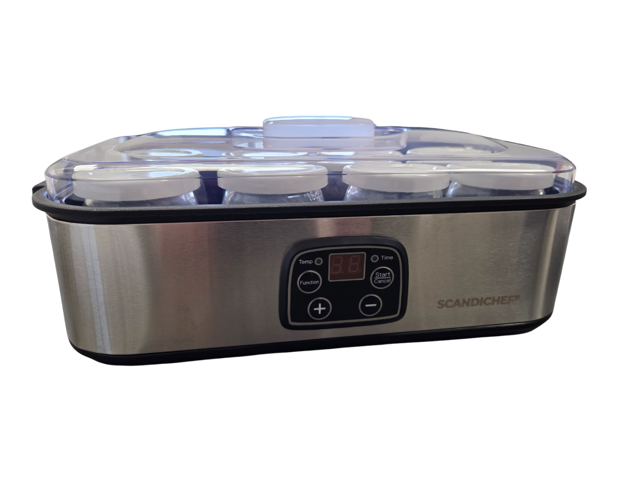 Yoghurtmaker med 8 glas, 1,4L - ScandiChef