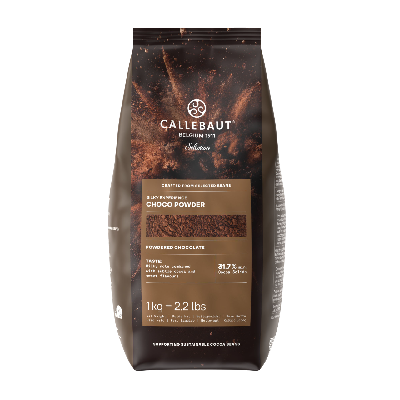 Callebaut Silky Choco Powder 100% Kakaopulver, 1kg