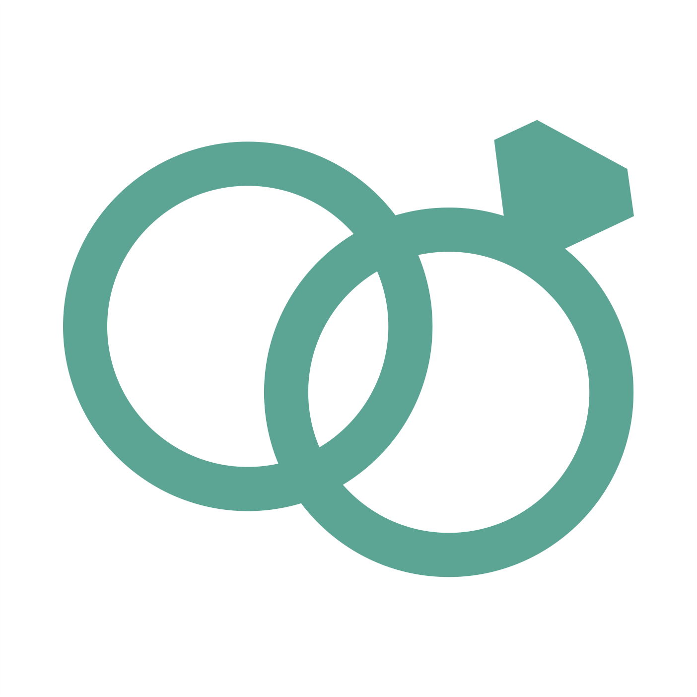 Vielsesringe med Diamant, ChocoStickers