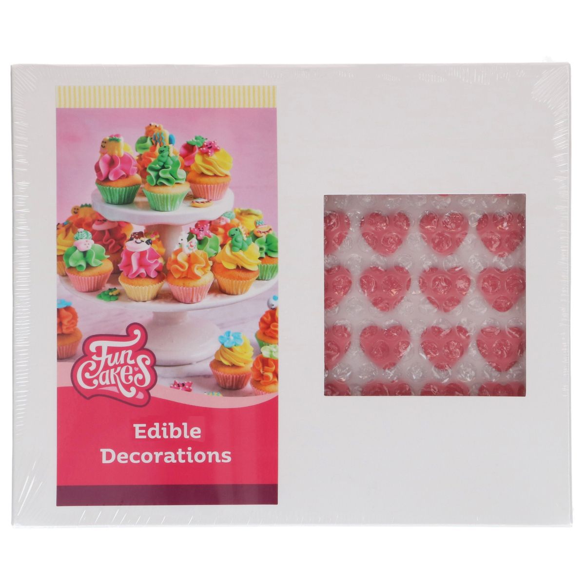 Sukker Dekorationer - Hjerter 336 stk., FunCakes