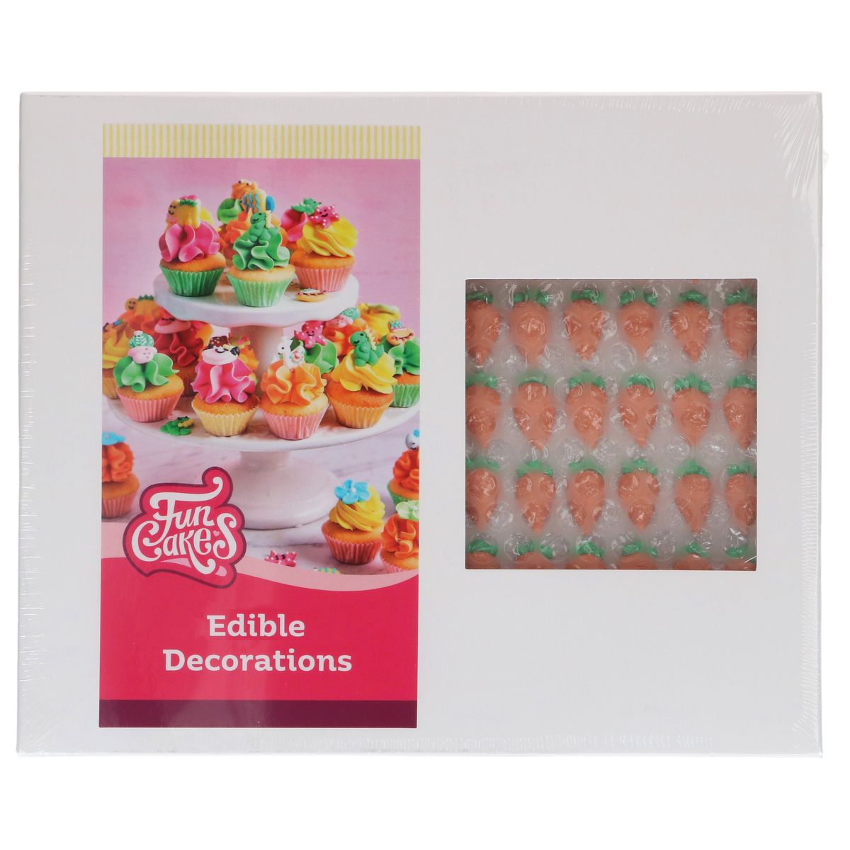 Sukker Dekorationer - Gulerødder 546 stk., FunCakes