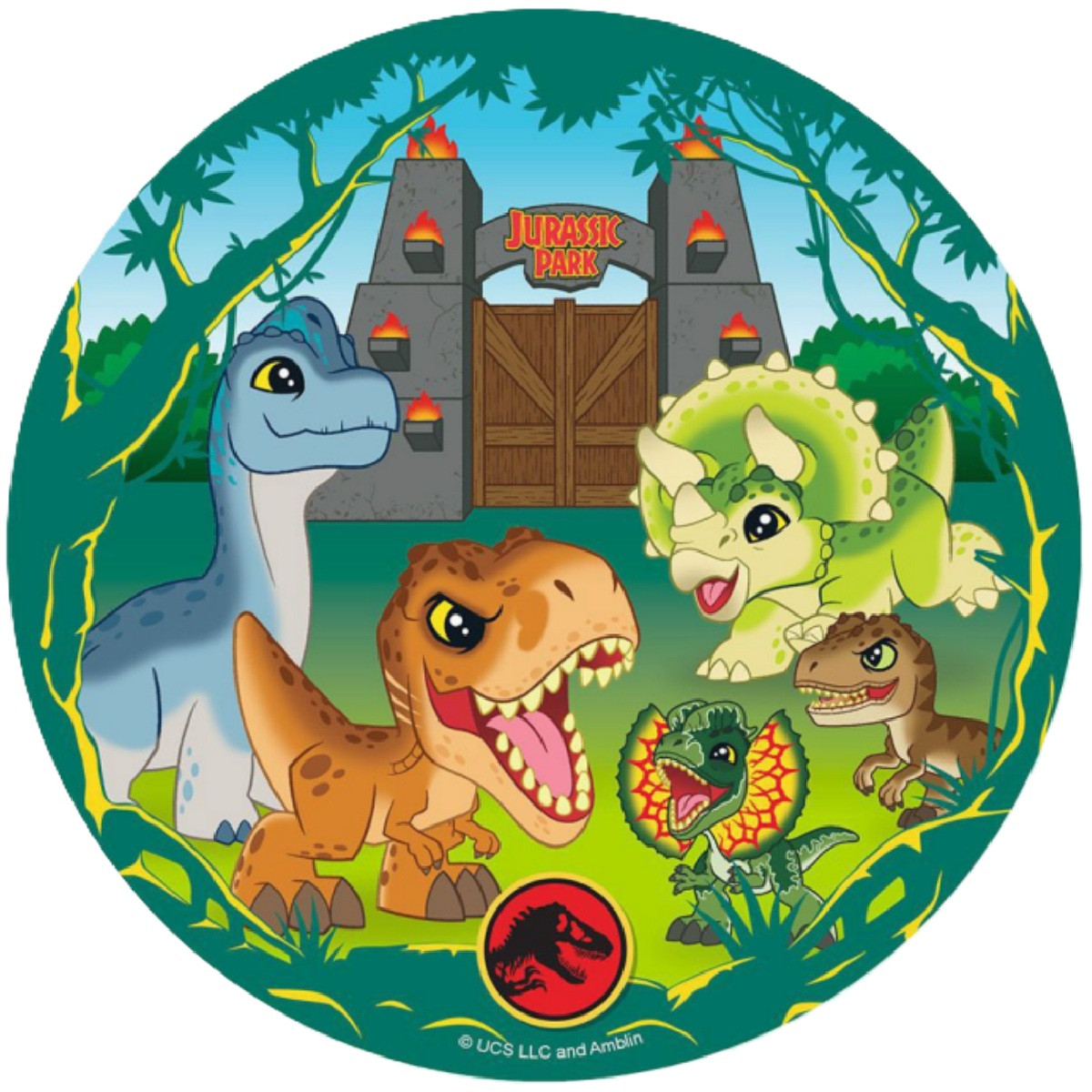 Jurassic World Kage Print Ø20cm - Kardasis