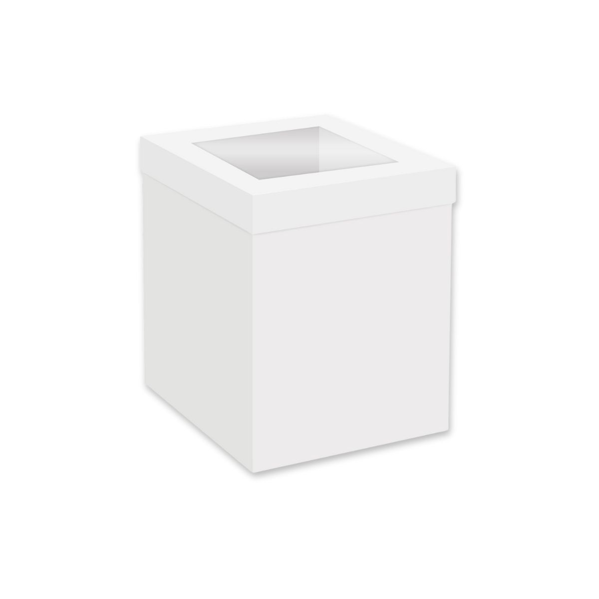 Høj Kageboks Med Vindue - Hvid 30 x 30 x 30, Simply Making
