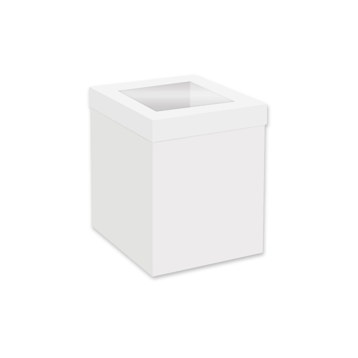 Kageboks Med Vindue - Hvid 25 x 25 x 25, Simply Making