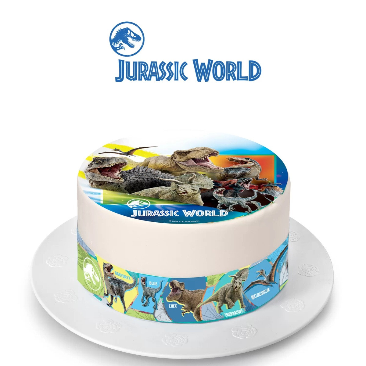 Jurassic World Kage Print sæt, 5 dele - Kardasis