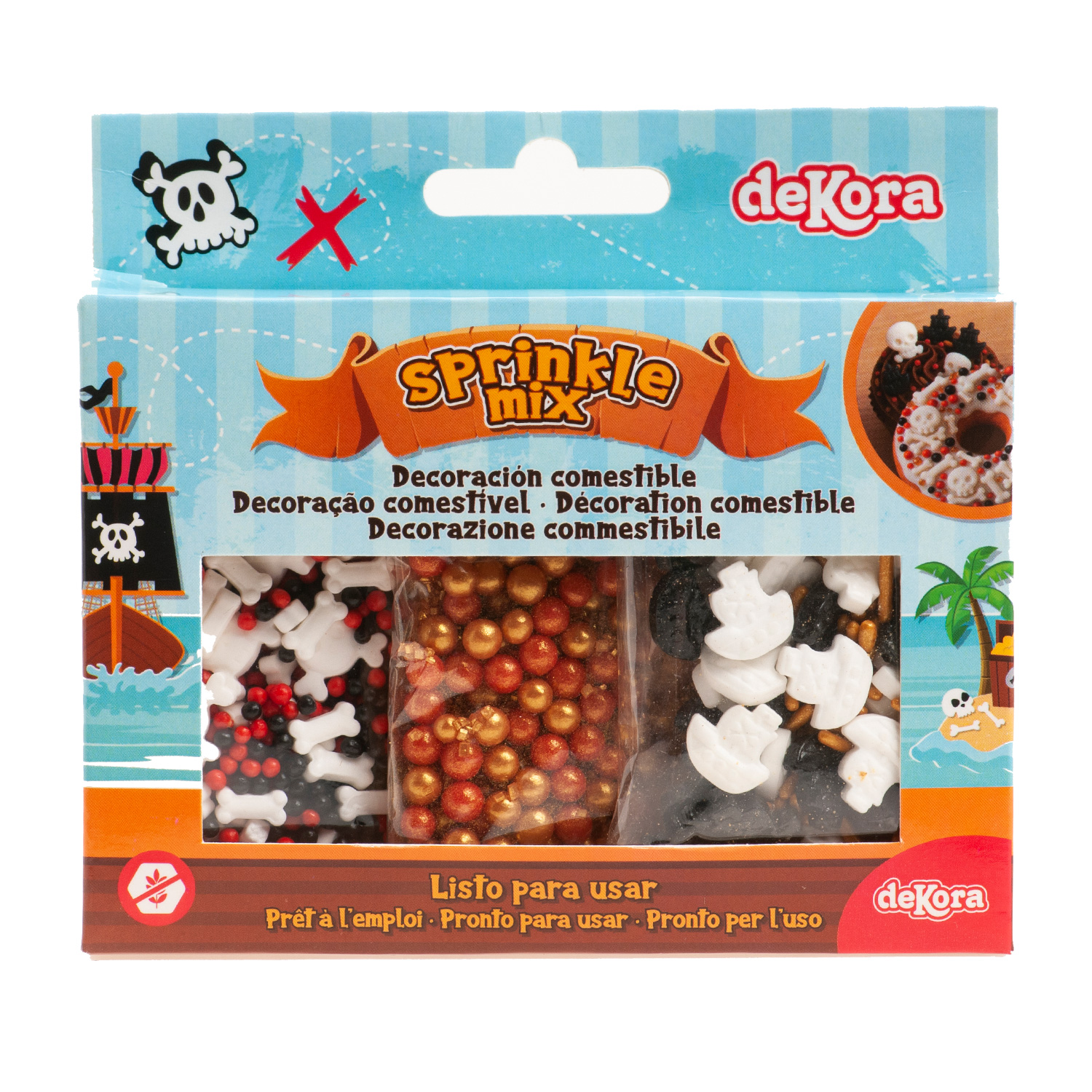 Pirat - Sprinkle Mix 70 g, Dekora