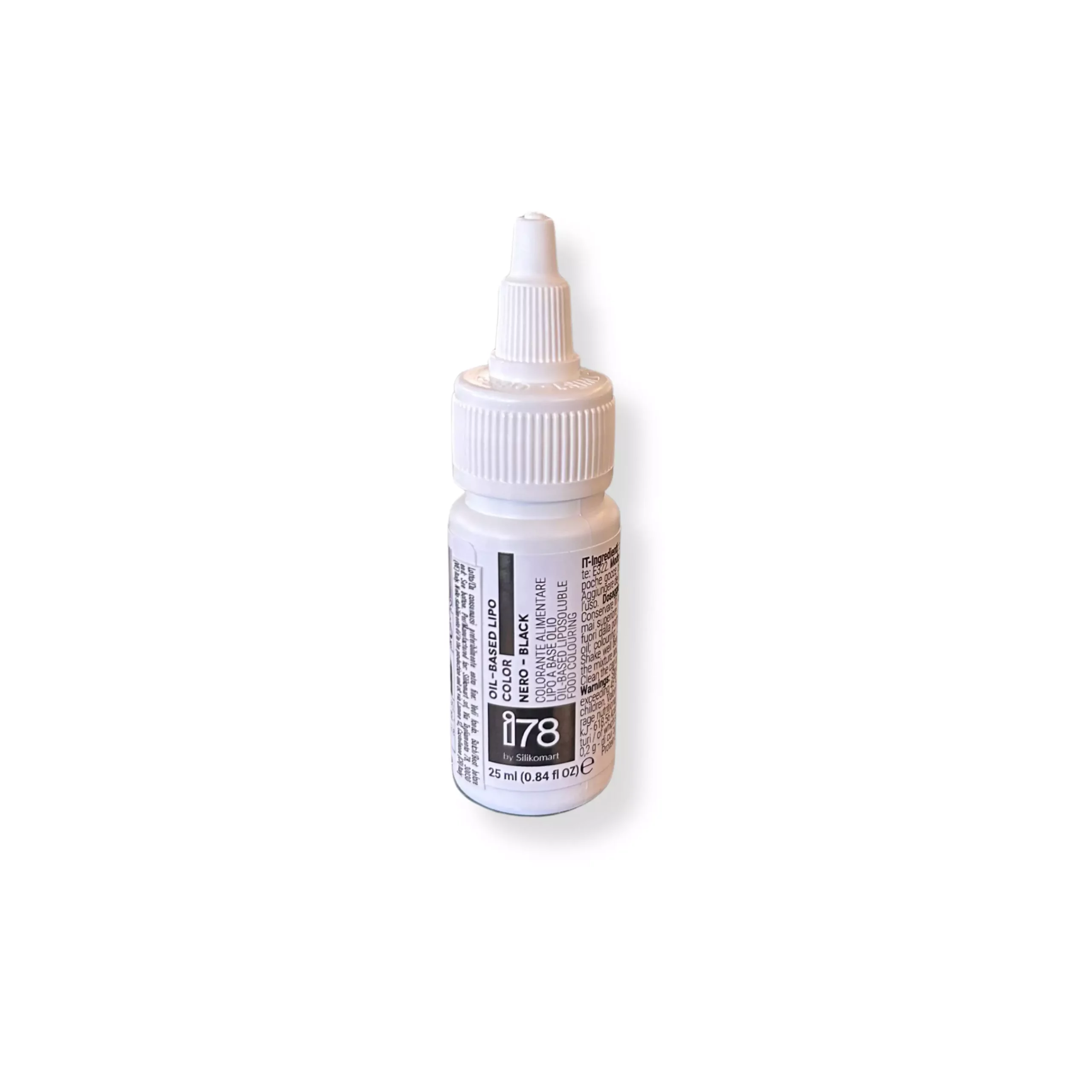 Lipo Farve - Oliebaseret, Black 25 ml, Silikomart