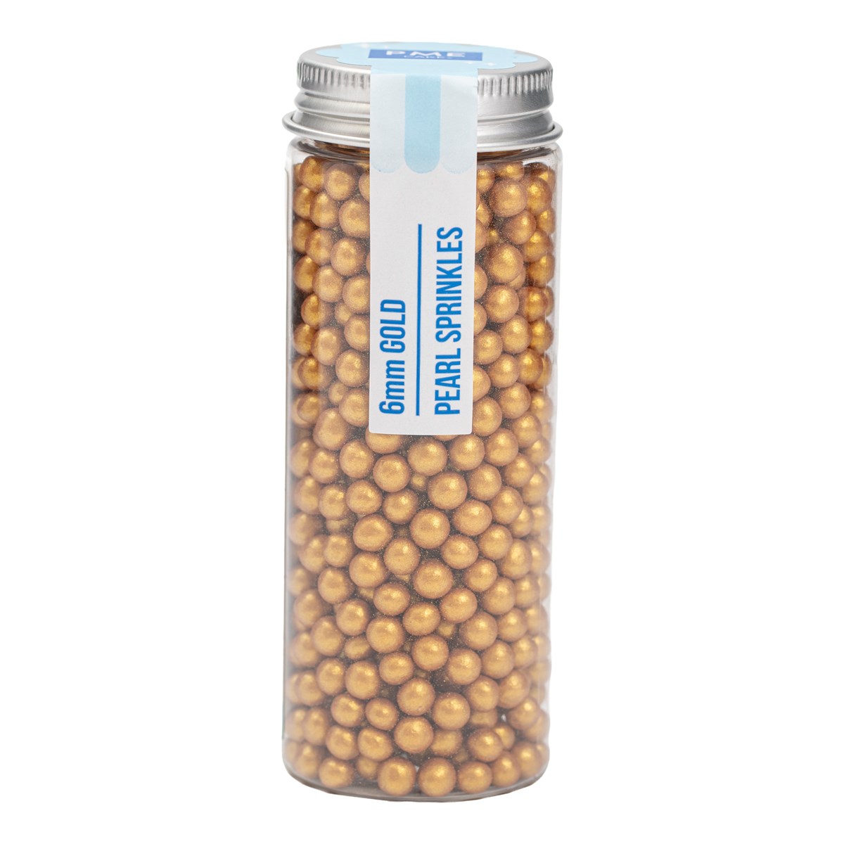 Pearl Sprinkles 6mm - Guld 60 g, PME