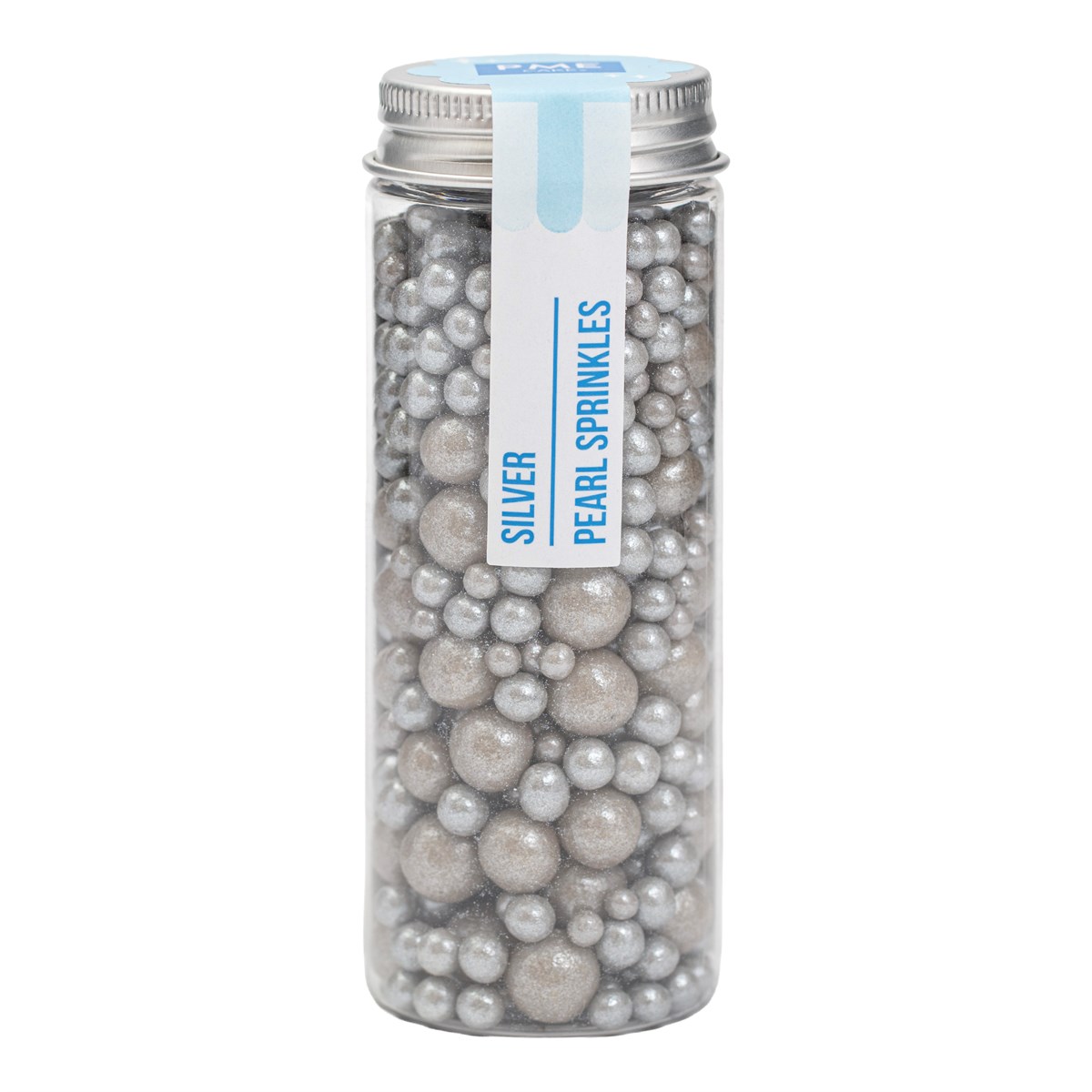 Cake Mixed Size Pearl Sprinkles – Silver 76 g, PME