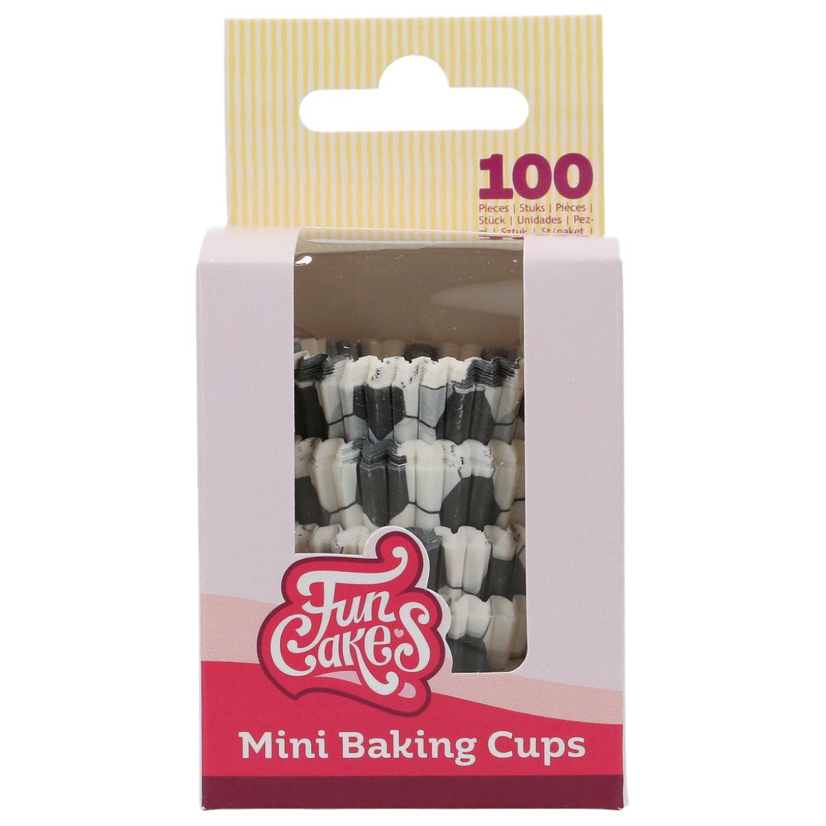 Mini Muffinsforme - Fodbold 100 stk, FunCakes
