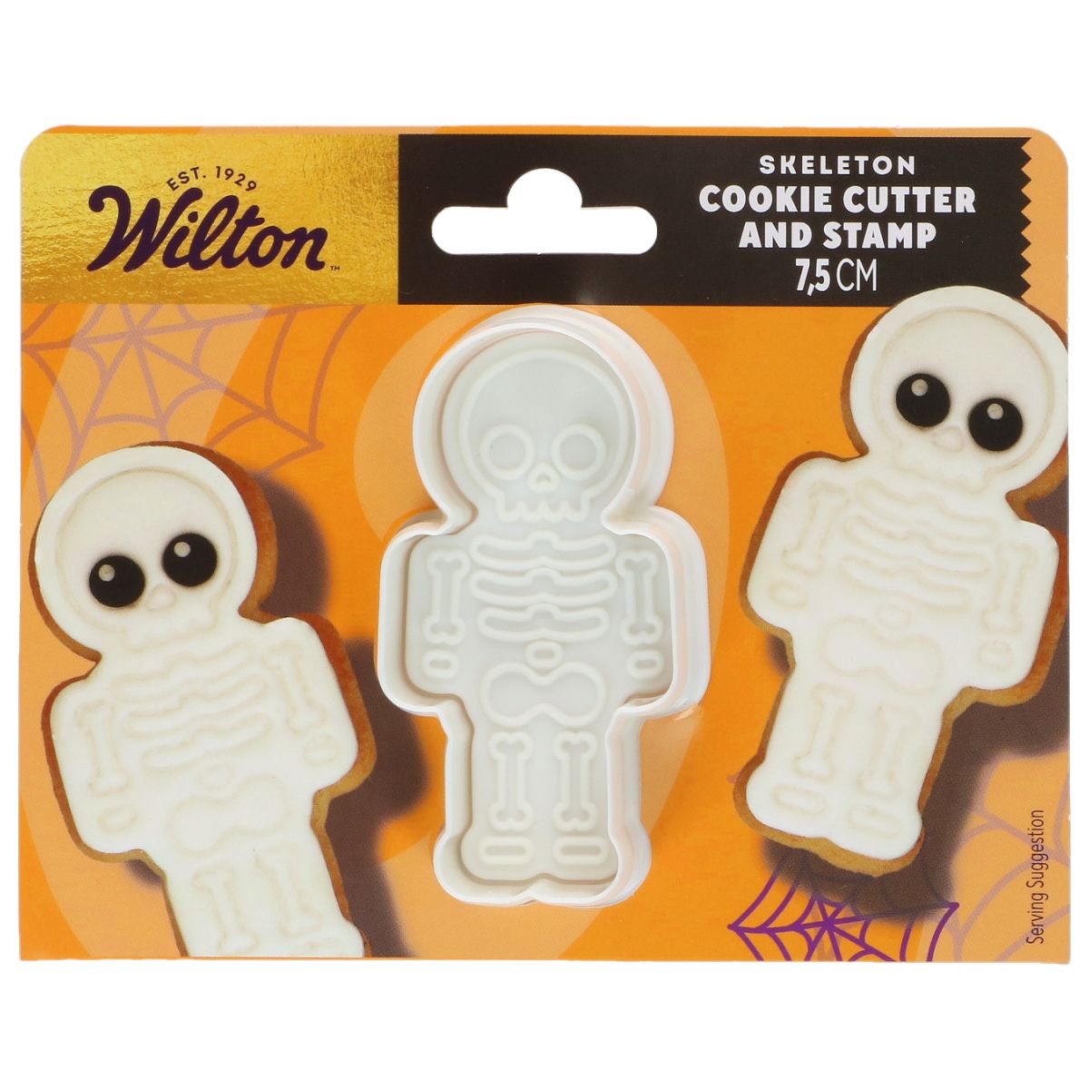 Cookie Cutter with Stamp - Skelet, Wilton