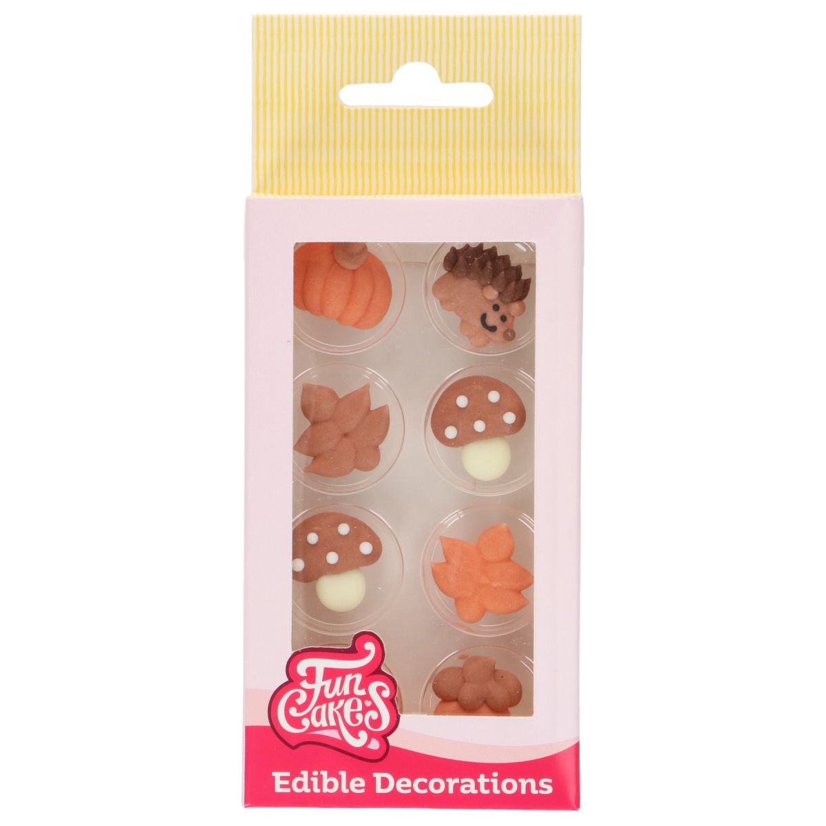 Sukker Dekorationer Efterår 8 stk, FunCakes