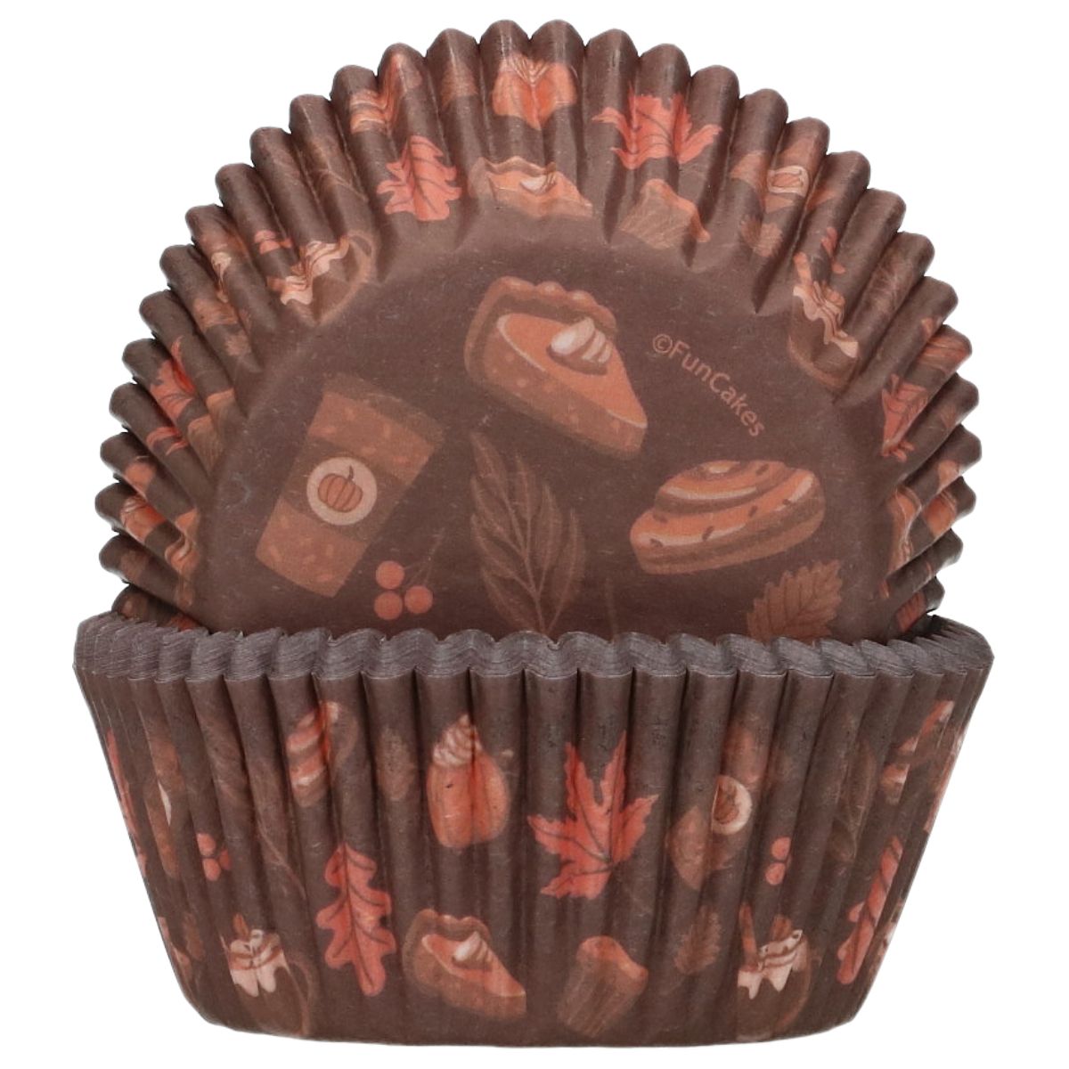 Cozy Fall Muffinsforme - 48 stk, FunCakes