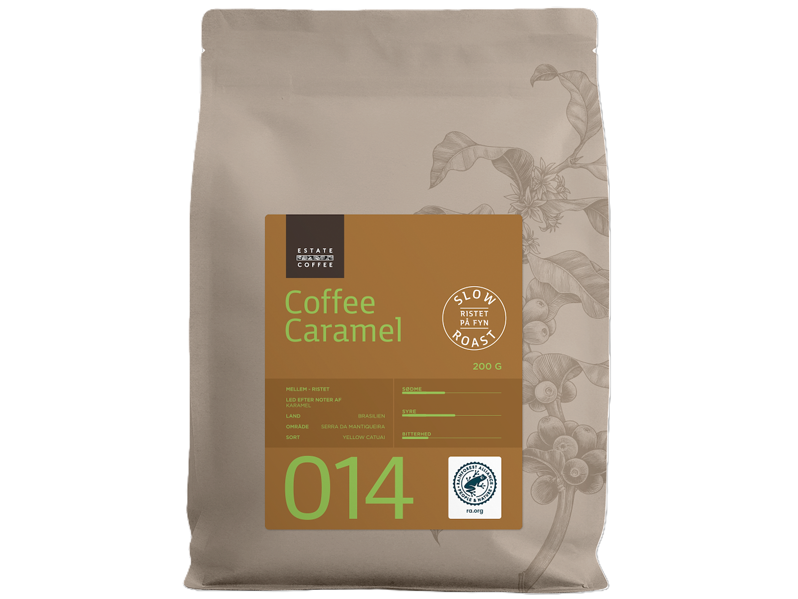Caramel - Hele Bønner 200g, Estate Coffee