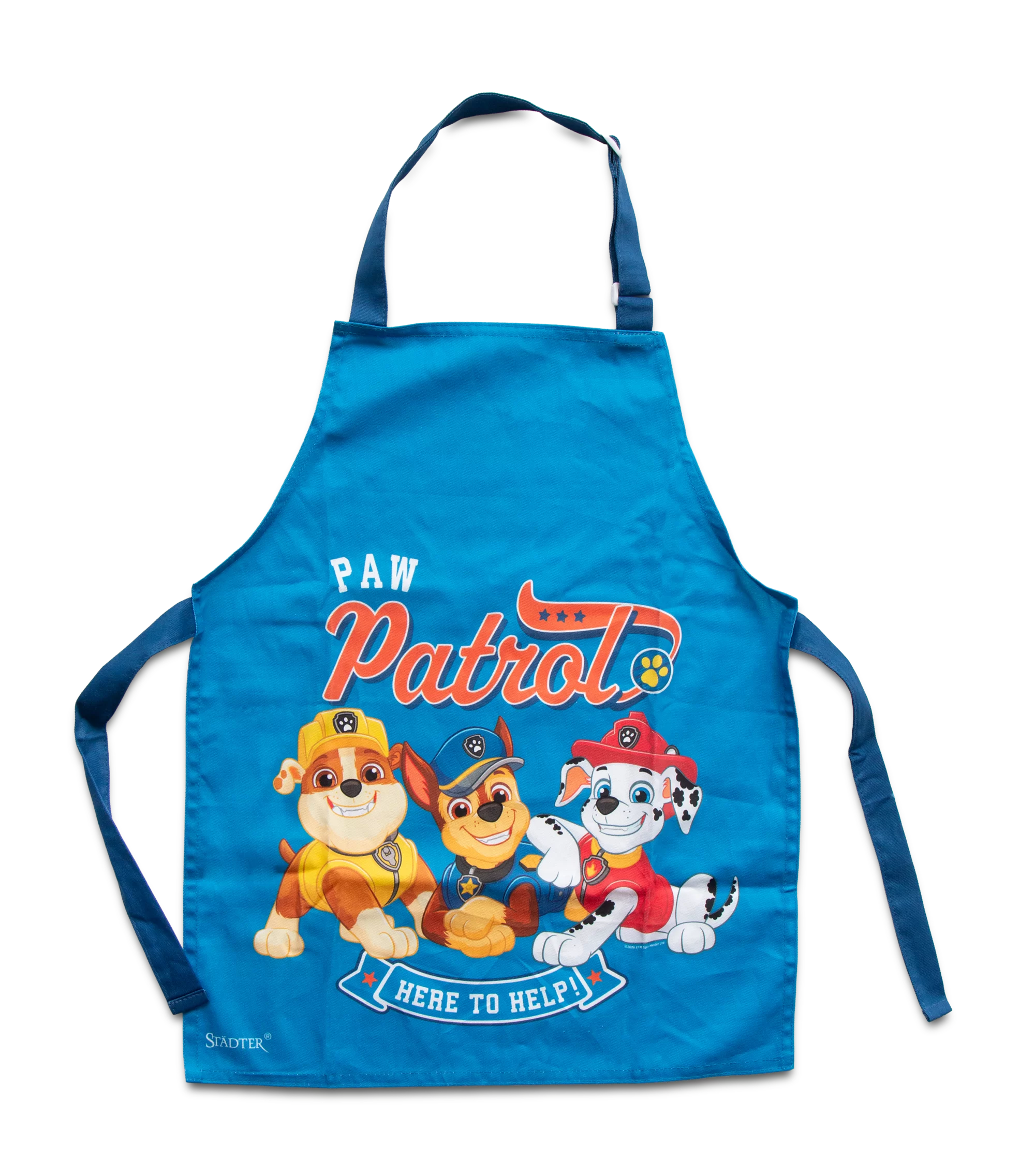 Paw Patrol Børneforklæde – Chase, Marshall & Rubble Blå 55 x 45 cm, Städter